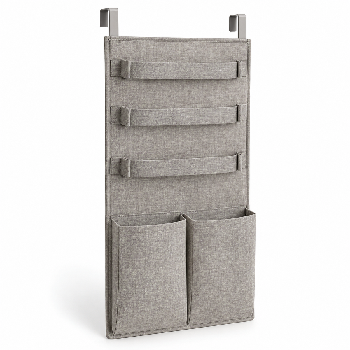 Over-Door Utility Organizer with Pockets and Straps