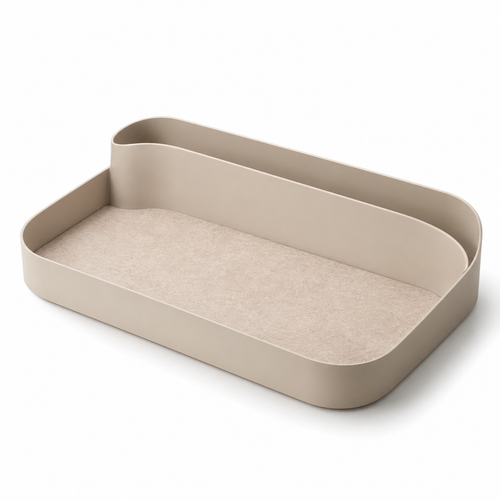 Entryway Organizer Tray with Mail Slot