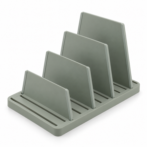 Adjustable Cabinet Organizer for Boards and Lids