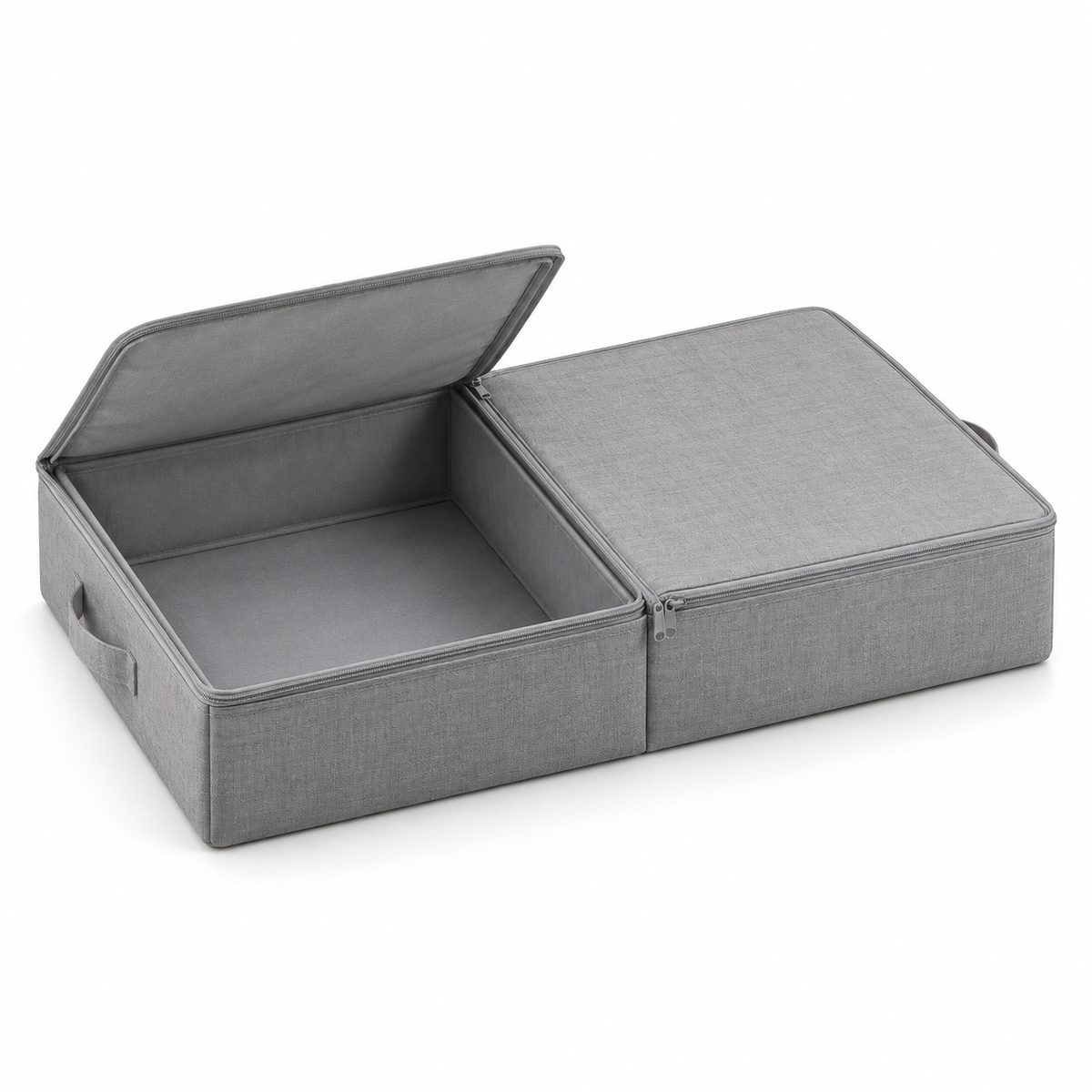 Dual-Compartment Underbed Storage Case