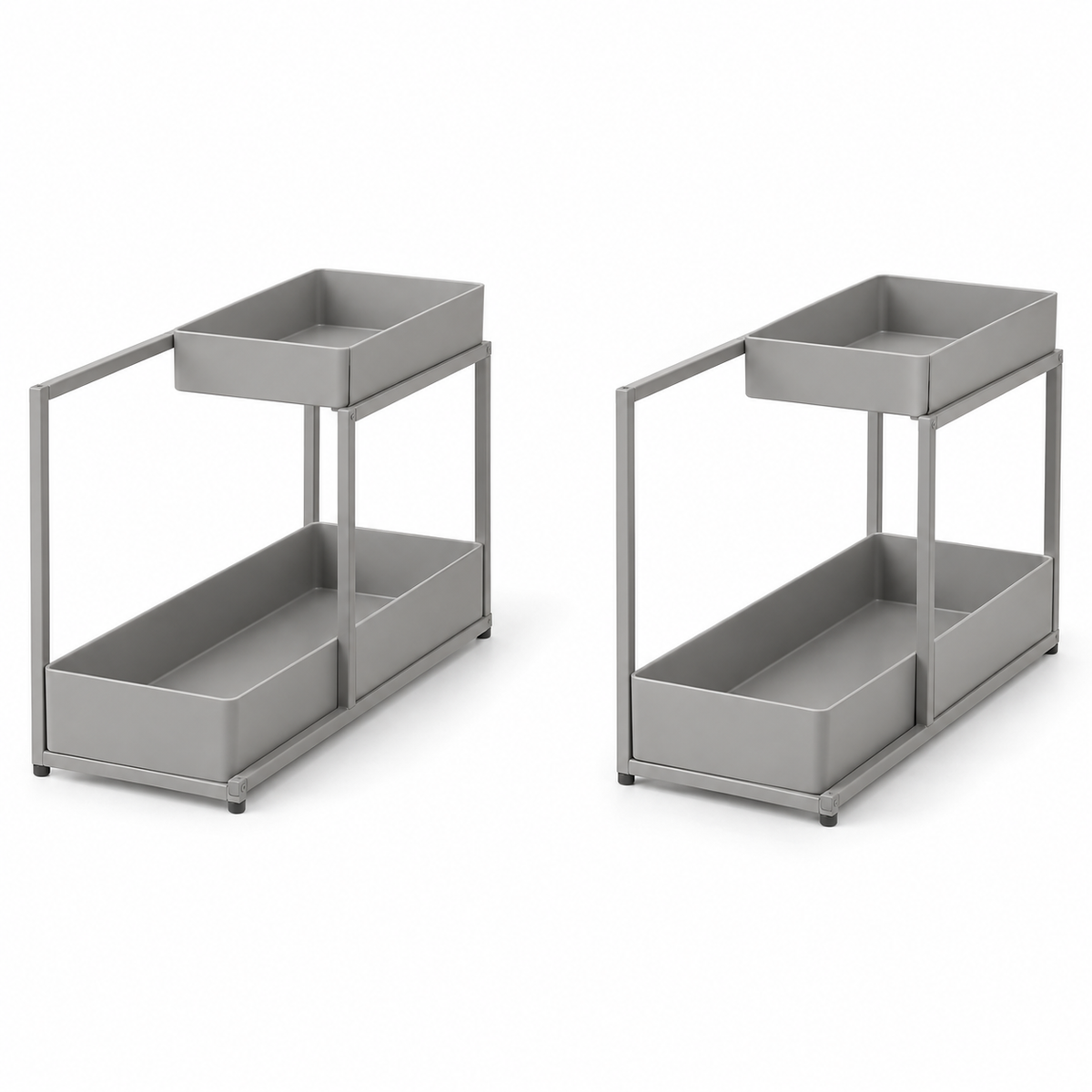 Two-Piece Under-Sink Shelf Organizer Set