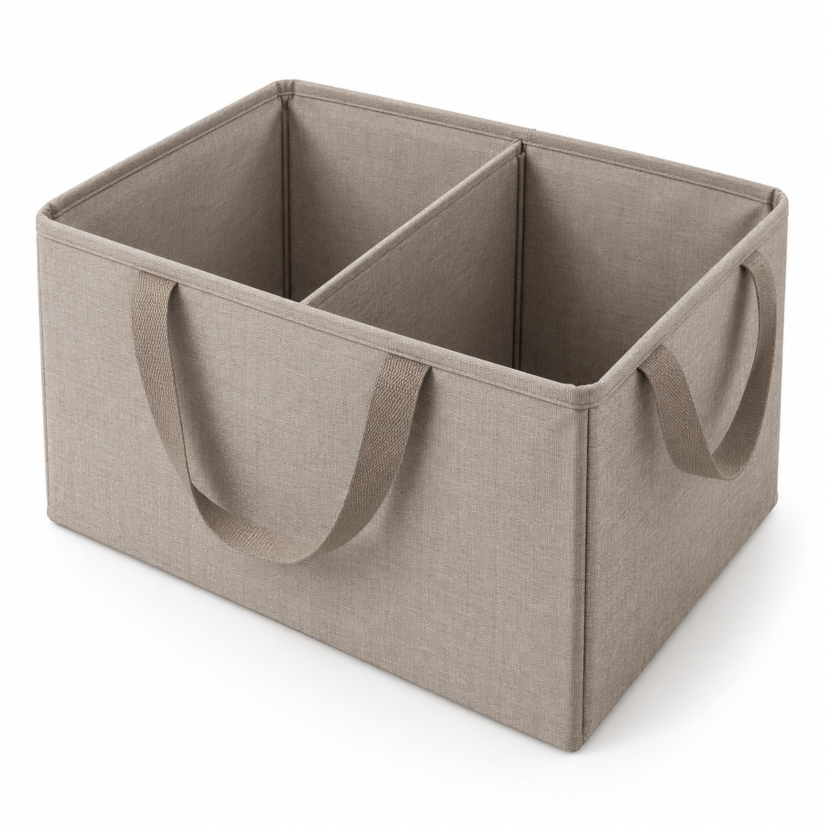 Folding Laundry Basket with Removable Divider